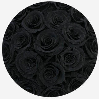 Basic White Box | Black Roses