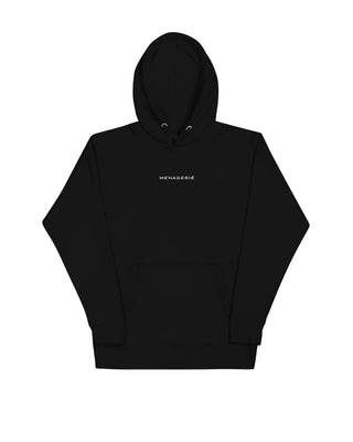 HOODIE | 100% COTTON | BLACK EMB