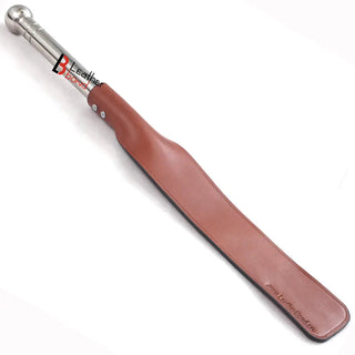 Leather Paddle Slapper | with Steel Handle