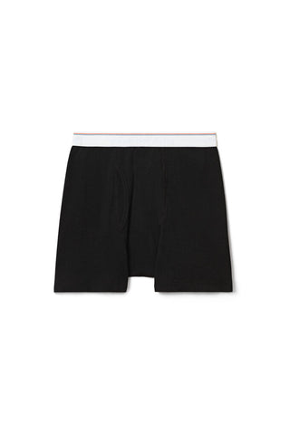 BOXER BRIEF | BLACK RIBBED JERSEY | AW - MENAGERIE Intimates MENS Lingerie