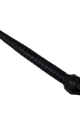 Real Cowhide Leather Braiding Riding Crop Whip Fiber stick inside braiding