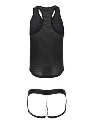 TOKYO TANK + SUSPENDER OVERT SET | PERLSEO