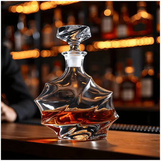 Storm Japanese Crystal Whisky Decanter