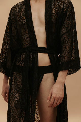 KIMONO ROBE | ROSE SIGNATURE EDITION - MENAGERIE Intimates MENS Lingerie