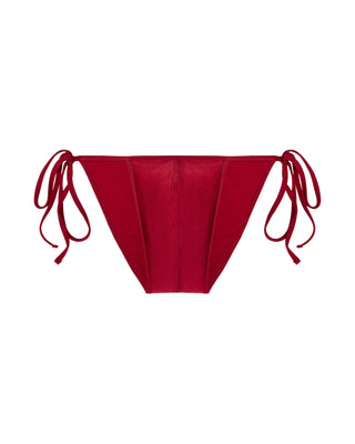 SIDE TIE BIKINI in RED | SWIMWEAR by MENAGERIE - MENAGERIE Intimates MENS Lingerie