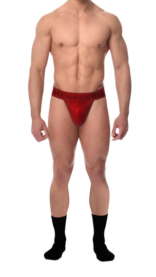 BAND THONG | RED | Rose Signature Edition - MENAGERIE Intimates MENS Lingerie