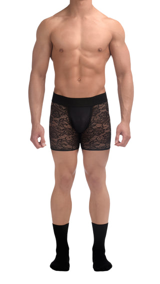 BOXER BRIEF in the "Rose Signature Edition" Lace by MENAGERIE INTIMATES | Mens Lingerie - MENAGERIE Intimates MENS Lingerie