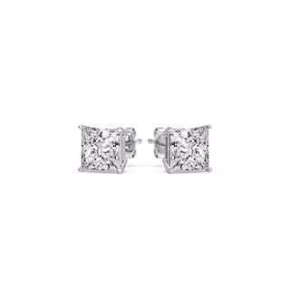 Princess Cut Diamond Stud Earring