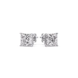 Princess Cut Diamond Stud Earring