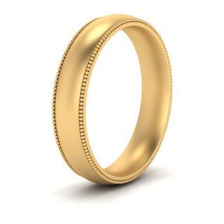 Milgrain Wedding Band | 4 mm