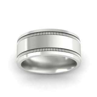 5 mm Mens Band Double Milgrain - MENAGERIE Intimates MENS Lingerie