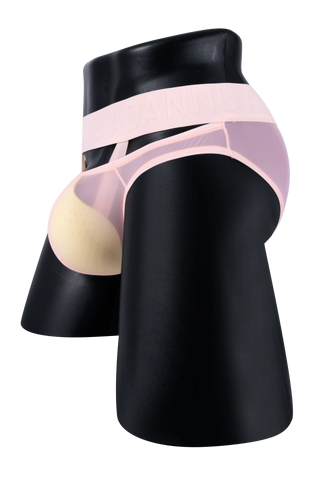 Men’s Sexy Sheer Thong with Ring & Strap Design