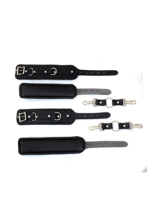 Leather Restraint Set | Wrist and Ankle Cuffs
