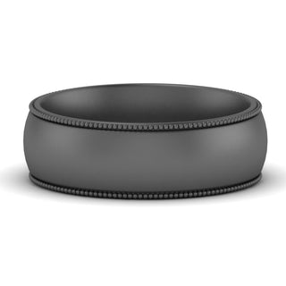 Milgrain Wedding Band | 4 mm