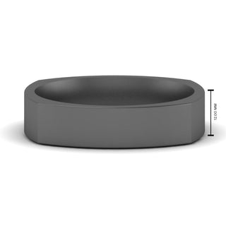 Square Wedding Band | 4 mm - MENAGERIE Intimates MENS Lingerie
