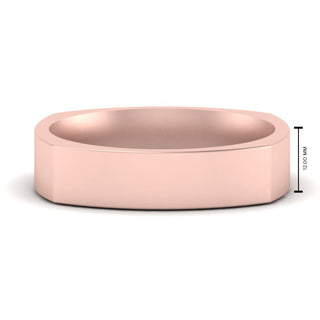 Square Wedding Band | 4 mm - MENAGERIE Intimates MENS Lingerie