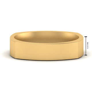 Square Wedding Band | 4 mm - MENAGERIE Intimates MENS Lingerie