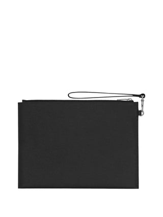 Saint Laurent Men Zipped Tablet Holder In Grain De Poudre-Leather - MENAGERIE Intimates MENS Lingerie