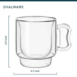 Double Wall Espresso Cups - 120ml/4oz