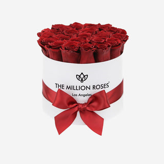 Classic White Box | Red Roses