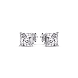 Princess Cut Diamond Stud Earring
