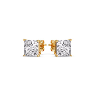 Princess Cut Diamond Stud Earring
