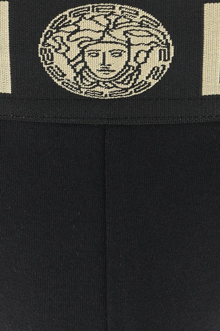 Versace Cotton Jockstrap | Black