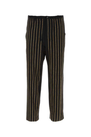 Dries Van Noten Black Viscose Blend Pant