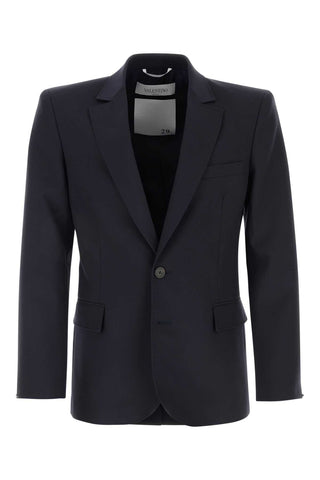 Midnight Blue Wool Blazer