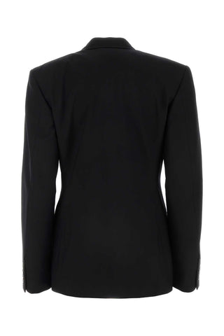 Balenciaga Black Wool Blazer | Femme Fit