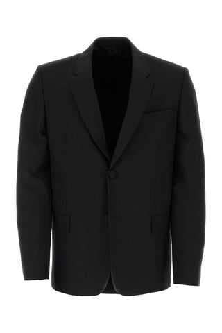 Stretch Wool Blend Blazer