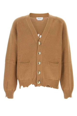 Alexander Mcqueen Men Biscuit Cotton Cardigan