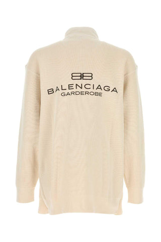 Balenciaga Men Cream Sweater