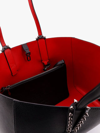 Cabata Leather Shoulder Bag With Studs