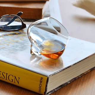 Kami Rotating Crystal Whisky Glass