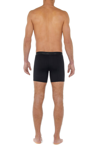 Ho1 | Long Boxer Briefs | Black