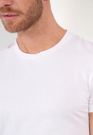 Supreme Cotton Tee-Shirt | Crew Neck | White