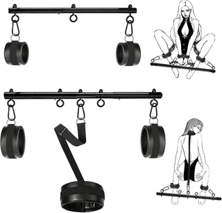 BlackSteel Modular BDSM Spreader Bar