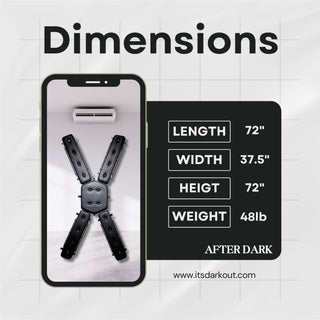 ShadowLock Wall-Mounted BDSM St. Andrew’s Cross