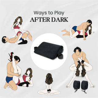 VelvetBond Position Pillow with Cuffs