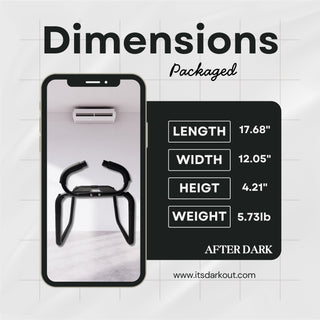 ObsidianThrill Large Sex Position Enhancer Chair with Handrail - MENAGERIE Intimates MENS Lingerie