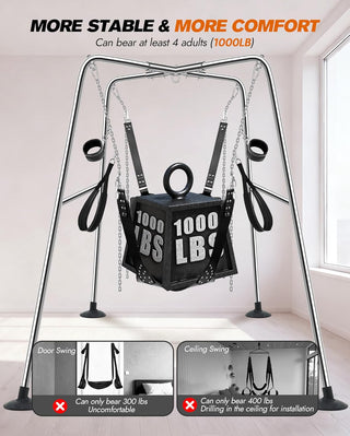 TitanPlay Heavy-Duty Premium Sex Swing Frame Set