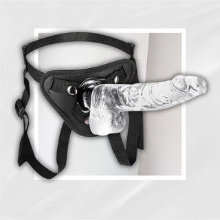 NightThrall 8.3in Strap On Dildo & Harness Set