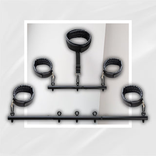 DuskBound Spreader Bar, Cuffs & Collar BDSM Kit