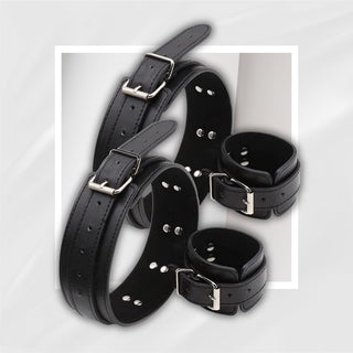 BoundReign BDSM Thigh & Wrist Cuff Restraint Set