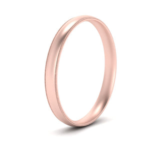 Milgrain Wedding Band | 4 mm