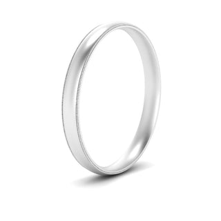 Milgrain Wedding Band | 4 mm
