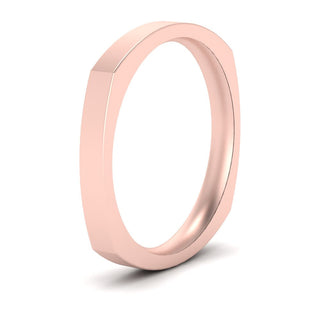 Square Wedding Band | 4 mm - MENAGERIE Intimates MENS Lingerie