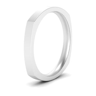 Square Wedding Band | 4 mm - MENAGERIE Intimates MENS Lingerie