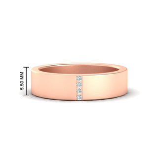 4 Stone Diamond Wedding Band